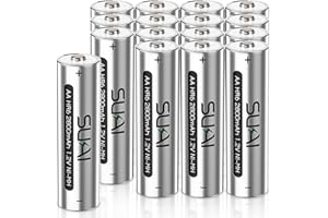 SUKAI Rechargeable AA Batteries 2800mAh High Capacity Ni-MH 1.2V Pre-Charged 16 Pack Double a Batteries