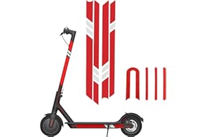 Yungeln Autocollant réfléchissant de Scooter décalcomanies réfléchissantes imperméables décalcomanie Fluorescente décorative Compatible pour Trottinette électrique Xiaomi M365 1S Essential Pro2