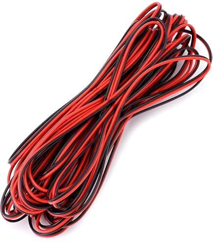 Cable Eléctrico De Silicona De 20 Awg, 2 Colores (23 Pies Cada Uno