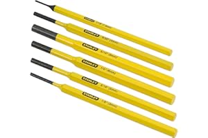 Stanley Zestaw do Dziurkowania, Czarny/Żółty, 6 sztuk