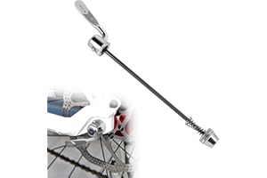 Daryunk Bike Wheel Skewers, Wheel Quick Release Skewer for Turbo Trainer, Bike Parts Front and Rear Quick Release Bolts, for Accessories, Road Bike, Mountain Bike