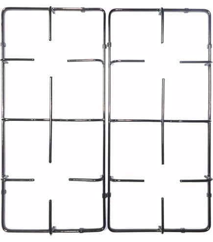 Tecnogas Kit 2 Griglie Ferro Smaltato Nero - 497x276 Mm, Per Piani Cottura Tecnogas Kit 2 Griglie Ferro Smaltato Nero - 497x276 Mm, Per Piani Cottura