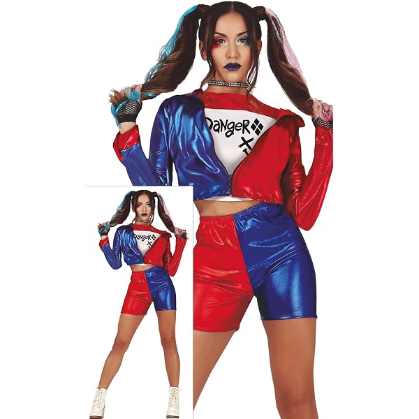 Legging Rayé Clown Amakando Rouge-Blanc Taille S/M - Déguisement Cirque Et Carnaval