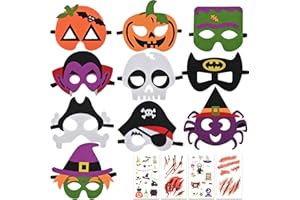 Maxee Maska LED na Halloween z 3 trybami oświetlenia, świecąca maska na Halloween, oświetlenie, straszna maska grymasowa