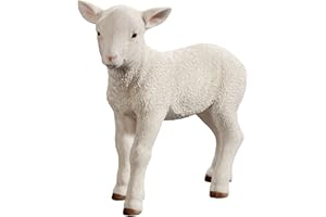 Weltbild Cordero decorativo (acabado: de pie). Dimensiones: 27 x 12 x 27 cm. Para interior y exterior