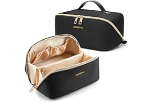 Omnpak Bolsos de Cosméticos, Bolsa de Maquillaje Impermeable, Tocador de Viaje, Neceser Portátil de Gran Capacidad