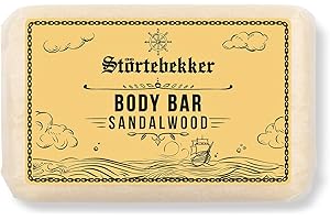 ‎STÖRTEBEKKER SHAVING ACCESSORIES NEU: Störtebekker® Premium Body Bar Sandelholz | Festes Duschgel Männer | Feste Duschseife Herren & Damen | Natürliche Reinigung, herrlicher Duft | handgefertigt & ohne Zusätze (120g)