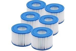 SOKANA 6 Filtre Spa Taille Type S1 pour Pompe de Piscine Spa Gonflable Hot Tubs Compatible Accessoire Spa Intex 29001E 11692 Bestway Pure Spa