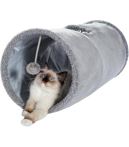 Cat Springs Andiker Folded Cat Tunnel Spring Toy, 8inch Spiral Cat ...