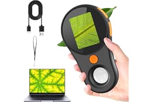 DOYFAY Handheld Digital Microscope,2MP Digital Microscope with 8 LED Lights,1920x1080P,Scientific Observation Microscopes for Students