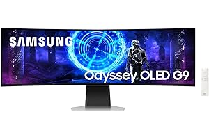Samsung LS49DG954SUXEN - Monitor Gaming Odyssey OLED G9 G95SD Curvo 49" OLED Dual QHD, Glare Free, tasa de Respuesta 0,03ms, tasa refresco 240Hz, AMD FreeSync Premium Pro
