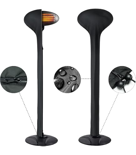 Patio Tabletop Heater Covers With Zipper And Storage Bag,Waterproof