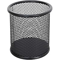 TIPTOP OFFICE Stiftehalter rund aus Drahtmetall, Schwarz 404845