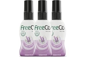 FREECÔ FreeCo Bloccante ed Eliminatore di Odori per il Bagno (Before You Go) – Spray agli Oli Essenziali Naturali | Ideale per Casa, Ufficio, Ristoranti e Viaggi | Confezione da 3x60ml – Fragranza Lavanda