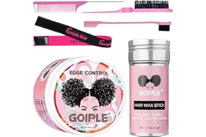 WOZUTUNT Edge Control Gel Cheveux Femme Forte Tenue Non Gras Gel Cheveux Afro Coiffant Edge Wax Sans Écaillage Cire Cheveux Afro Pour Cheveux Noirs Gels Coiffants Hair Wax Stick Hair Pour Femmes