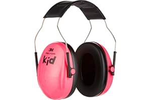 3M Peltor Kid Gehörschutz Kinder -Pink/Rosa- Kapselgehörschutz mit verstellbarem Kopfbügel, Leichter Ohrenschützer mit Lärmschutz bis 98dB