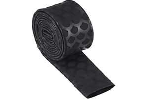 MACHSWON Tubo termorretráctil para empuñaduras de caña de pescar, mango de 20 mm de diámetro, 32 mm, ancho plano, relación 2:1 para caña de pescar, empuñaduras de batalla, envoltura de mango, 3.3