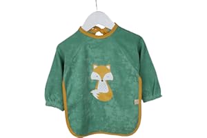 schlummersack Baby-Lätzchen wasserdicht mit langen Ärmeln in verschiedenen Designs für Jungs und Mädchen von 6-24 Monaten