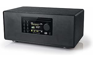 Micro système, Lecteur CD, Radio Dab+ FM PLL, Bluetooth, Muse - (M-695 DBT), écran LCD, NFC : Fonction d’appariement Automatique, 60 W, Gris foncé
