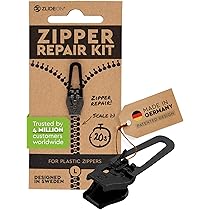 Cursore Cerniera Ricambio-12PCS Cerniere Universali Instant Fix Zipper