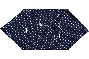 KraftKids Decke für Babyschale in Musselin dunkelblau Anker, 75 x 75 cm große Baby-Decke, luftige und praktische Musselin Decke für heiße Tage im Sommer