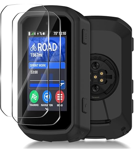 Housse silicone pour ordinateur de vélo GPS pour Garmin Edge 540 840 Étui souple