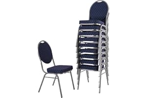 ‎MACOSHOPDE BY MACO MÖBEL MACOShopde by MACO Möbel Raburg Stapelstuhl 10er Set David - stabil bis 150 kg in BLAU, Gewerbequalität + stapelbar für: Konferenz, Seminar, Wartezimmer, Bankett, Behörde, Schule/Uni & Gastro/Hotel