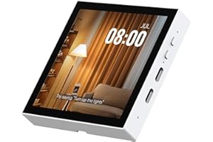 WONRABAI Scheda di sviluppo AI ESP32-S3 Smart 86 Box, supporta 2,4 GHz Wi-Fi/Bluetooth BLE 5, 4 pollici 480 x 480 pixel touch display, supporta l'interazione vocale AI, abilita la vita intelligente e l'IoT
