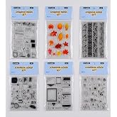 Silikon &Ccedil;er&ccedil;eve ve Etiket Scrapbook M&uuml;h&uuml;r Seti | Planlayıcı i&ccedil;in Uygun, Şeffaf Silikon, Yapılacaklar Listesi, Takvim Tasarımı
