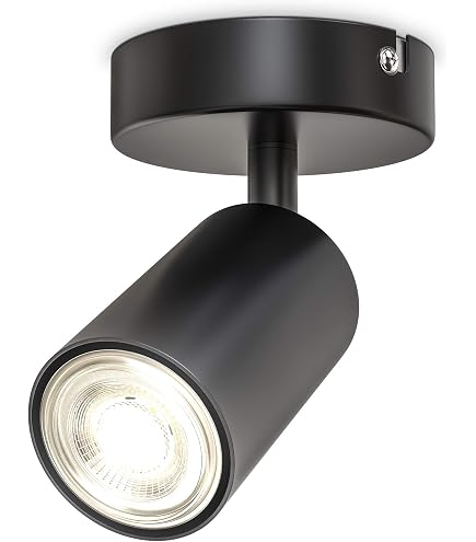 Brilliant - Faretto Da Soffitto Blacky 2x E14 40W - Nero - Teste Orientabili E Dimmerabile Con Lampade LED