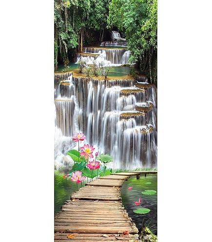 ZHUMUTO Diamond Painting Adulti – Kit Completo Grandi Dimensioni 40x70 Cm – Paesaggio Con Cascate – Con 2 Set Di Accessori Inclusi