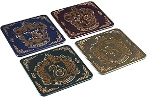 PALADONE Set de 4 Dessous de Verre - Harry Potter - Ecusson Poudlard