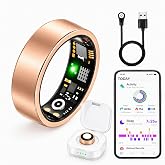 BLESYS Smart Ring for Women and Men with Sleep Monitor Rose Gold | Appropriate Perimeter 5.5-5.8cm Smart Ring with Pedometer