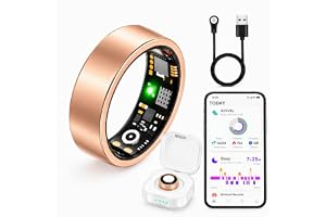 BLESYS Smart ring för kvinnor och män med blodtrycksövervakning, sömn- och aktivitetsmätning påminnelse om menstruationscykel