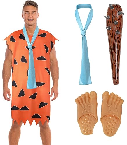 Party DISCOUNT Costume Da Neandertalerin Per Donna - Vestito Unico Per Carnevale E Feste A Tema, Taglia 42, 100% Poliestere - 2
