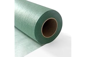 ‎LONGING HOME Longing Home Tischläufer, Tischband, 0.3 × 50M, Eukalyptus Grün, Einweg Vlies Stoffähnlich Tischdecke Rolle, Hochzeit, Geburtstag, Party, Dekoration