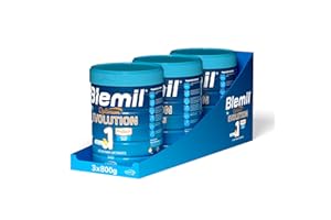 BLEMIL PLUS Blemil 1 Optimum Evolution 3PACK | 3 Botes de 800g | Leche de Inicio en polvo para Bebé desde el Primer Día - Amazon Exclusive