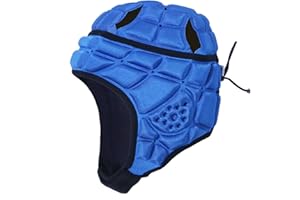 MOONLOVE Kids Rugby Headguards Soft Padded Breathable Adjustable Head Protector for Teens Child Football Soccer Multi-Sports Anti-Collision Head Gear