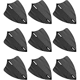 RED DRAGON Hardcore Black Freestyle Dart Flights - 3 Sets Per Pack (9 Dart Flights Total)