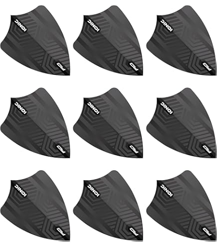 Aste Freccette Red Dragon DRX Alluminio Medio Nero - Confezione Da 6 Pezzi (2 Set) - 46mm