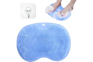 ONTHIS Shower Foot Massager Scrubber, Foot Brush Scrubber Foot Cleaner Massager Mat with Non-Slip Suction Cups for Foot Care, Exfoliation, Foot Circulation & Reduces Foot Pain