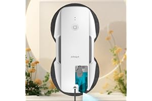 ‎FMART Fmart T9 Fensterreinigungsroboter Automatischer Fensterreinigungsroboter mit Ultraschallspray und Steuerung über Fernbedienung für Innen- Außen- Hochhaus- Fenster- Decken (T9)