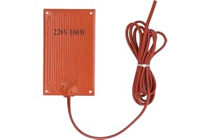 Silikongummi Värmedyna silicone heating pad Bättre Värmeeffekt Silikongummivärmare, Enhetlig Uppvärmningsgummi Värmematta, för Elskåp (100W) silikon heiz 100w Réchauds et plats chauffants