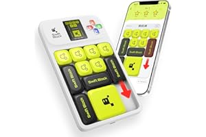 Swift Block Super Slide Schiebepuzzle Magnetisches, Handheld-Spiel mit 1000+ Leveln & AI-Tutorials mit der SlideVerse-App, Geschenke für Kinder (Version Frost*Kein Zahlenstücken Zubehör)