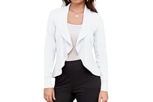 GRACE KARIN Women's Summer Shawl Cardigan Open Front Long Sleeves Knitted Boleros Sweater