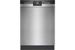 Siemens SN43ES22CE iQ300, Smarter Unterbau Geschirrspüler 60 cm, Made in Germany, Besteckschublade, varioSpeed Plus, flex Körbe, autoOpen dry - effiziente Trocknung, Favoriten-Taste, Gebürsteter Stahl