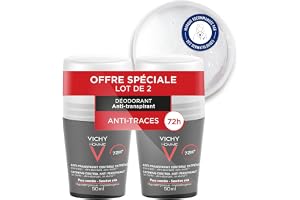 Vichy Homme Antiperspirant Deoroll-on 72h, 2-pack (2 x 50 ml)