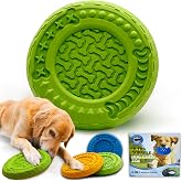TFSZE Dog Toy, Hard Biting Toys for Dogs, Durable Convex Surface Interactive Toys for Puppy Small Medium and Large Dogs (Gree