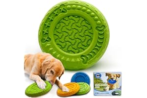 TFSZE Interaktywna zabawka dla psa, niezniszczalna zabawka do żucia dla dużych i średnich psów, dla agresywnych żuć, niezniszczalna, wytrzymała, trwała (zielona)