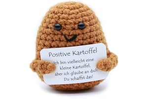 NEODTX Positive Potato,Aufmunterung Bestandene Prüfung Lustige Geschenke Kreative Positive Kartoffel Gute Besserung Examen Geschenke Beste Freundin Motivationsgeschenke,Mutmacher Geschenke Für Frauen
